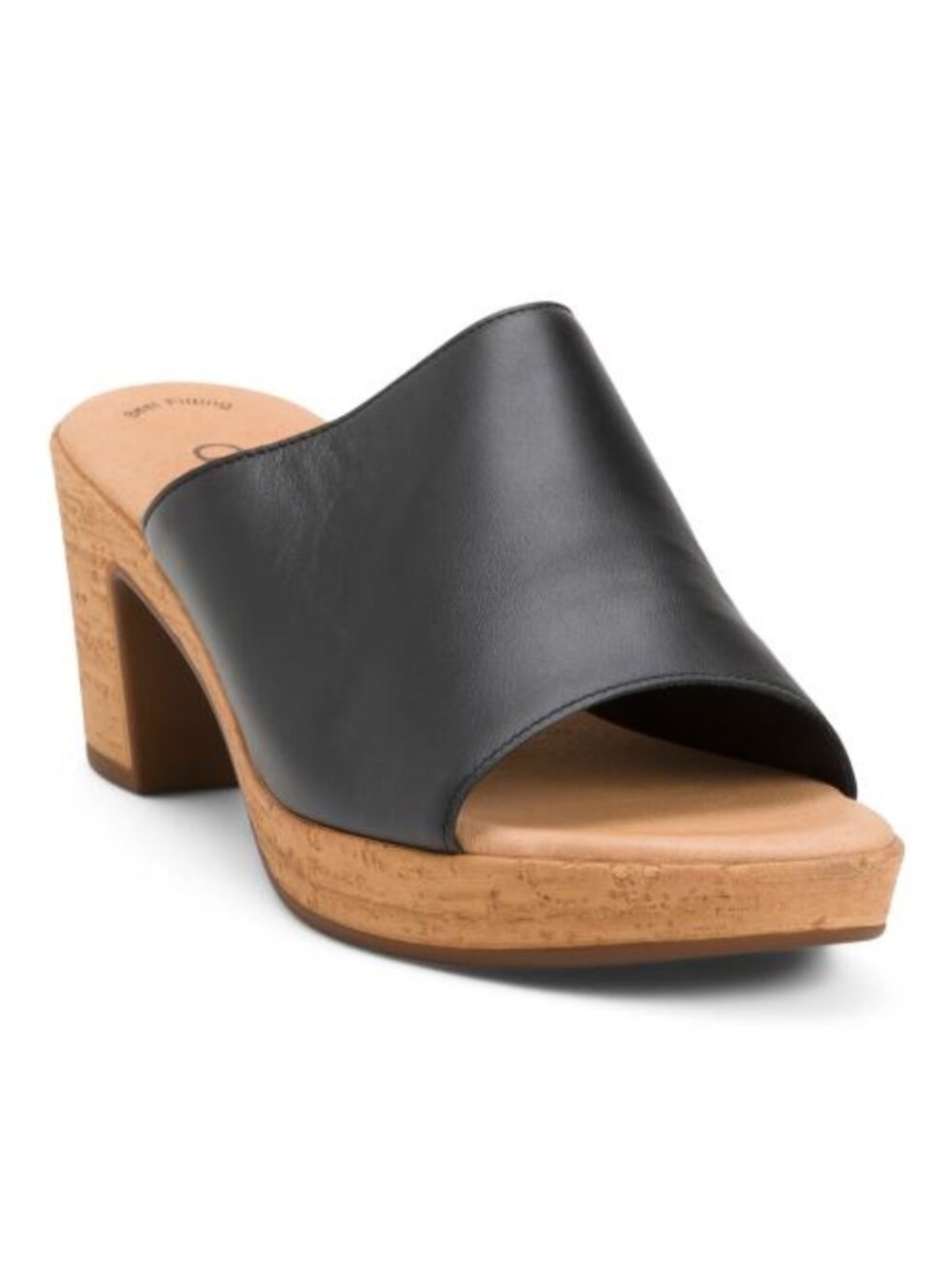 GABOR Leather Mule Clog Sandals
